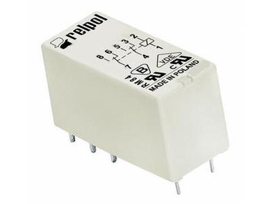 Przekaźnik; elektromagnetyczny miniaturowy; RM84-2012-35-1006; 6V; DC; 2 styki przełączne; 8A; 250V AC; 24V DC; do druku (PCB); do gniazda; Relpol; RoHS