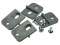 Mounting bracket; MF-001DG; ABS; dark gray; 26,7x36,8mm; Gainta; RoHS