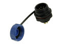 Plug; SP1312/P5-C; 5 ways; solder; 0,75mm2; SP13; for panel; 13mm; IP68; 5A; 180V; Weipu; RoHS