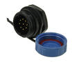 Wtyk; SP1712/P9-1C; 9 torów; proste; lutowany; 0,75mm2; SP17; na panel; 17mm; IP68; 5A; 400V; Weipu; RoHS