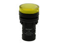 Indicator; AD16-22DS/Y-24; 22mm; LED 24V backlight; yellow; screw; black; IP40; 38mm; Onpow; RoHS