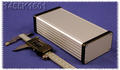 Enclosure; multipurpose; HM1455K1601; aluminum; 160mm; 78mm; 43mm; IP54; natural; aluminum ends; removable panel; Hammond; RoHS