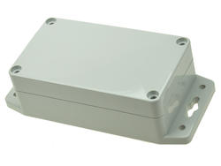 Enclosure; multipurpose; G203MF; polycarbonate; 115mm; 65mm; 40mm; IP65; light gray; mounting flange; Gainta; RoHS