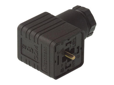 Socket; electrovalve; GDM2009 931965100; 3 ways; A format; polyamide (PA); angled 90°; for cable; screw; with PG09 cable gland; 16A; 250V; 1,5mm2; IP65; Hirschmann