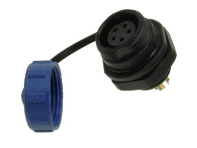 Gniazdo; SP1312/S5-C; 5 torów; lutowany; 0,75mm2; SP13; na panel; 13mm; IP68; 5A; 180V; Weipu; RoHS