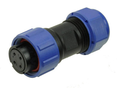 Socket; SP1710/S4I-1N; 4 ways; straight; solder; 0,75mm2; 6-10mm; SP17; for cable; IP68; 5A; 500V; Weipu; RoHS