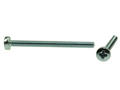 Screw; WKKM2530; M2,5; 30mm; 32mm; spherical; philips (+); galvanised steel; BN384