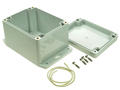 Enclosure; multipurpose; G221MF; polycarbonate; 115mm; 90mm; 80mm; IP65; light gray; mounting flange; Gainta; RoHS