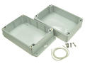 Enclosure; multipurpose; G223MF; polycarbonate; 171mm; 121mm; 80mm; IP65; light gray; mounting flange; Gainta; RoHS