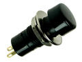 Switch; push button; PB301AB; ON-OFF; black; no backlight; solder; 2 positions; 3A; 125V AC; 14mm; 25mm; Highly