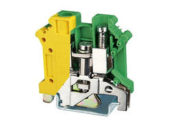 Connector; DIN rail mounted; grounding; PC10-PE; green-yallow; screw; 0,5÷10mm2; 1 way; Degson; RoHS