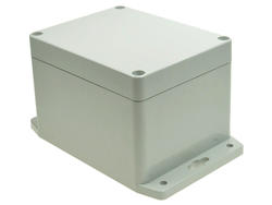 Enclosure; multipurpose; G221MF; polycarbonate; 115mm; 90mm; 80mm; IP65; light gray; mounting flange; Gainta; RoHS