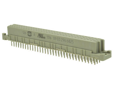 Socket; 09032966825; 96 ways; 3x32; 2,54mm; straight; through hole; 2A; 125V; Harting; RoHS