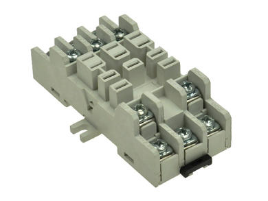 Gniazdo przekaźnika; GUC11; na szynę DIN35; śrubowy na panel; szary; bez obejmy; Relpol; RoHS; Kompatybilne z przekaźnikami: RUC11