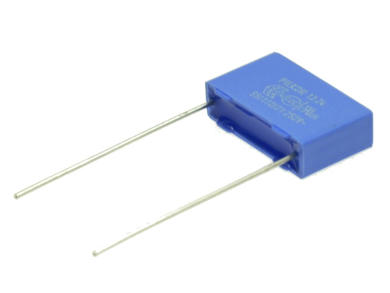Capacitor; polypropylene; X2; MKP; 100nF; 305V AC; PCX2339; PCX2339F65104; 10%; 5x11x18mm; 15mm; bulk; -55...+105°C; Pilkor; RoHS