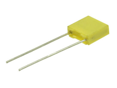 Kondensator; poliestrowy; MKT; 1nF; 100V; 5%; 2,5x6,5x7,2mm; 5mm; luzem; -40...+85°C; Kemet; RoHS