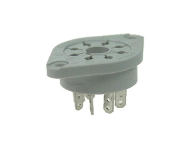 Relay socket; GOP8; panel mounted; grey; without clamp; Relpol; RoHS; R15 2P
