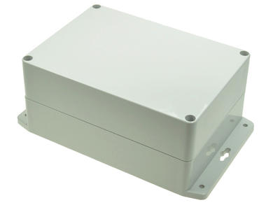 Enclosure; multipurpose; G223MF; polycarbonate; 171mm; 121mm; 80mm; IP65; light gray; mounting flange; Gainta; RoHS