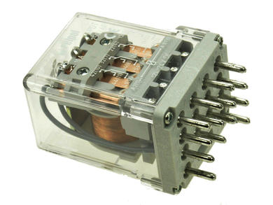 Relay; electromagnetic industrial; R15-1014-23-3230; 230V; AC; 4PDT; 10A; for socket; Relpol; RoHS