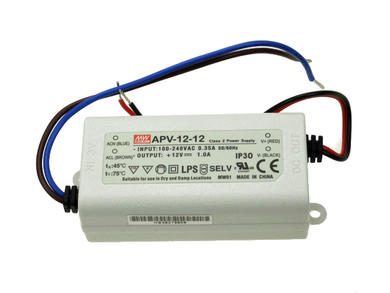 Zasilacz; do LED; APV-12-12; 12V DC; 1A; 12W; stałonapięciowy; IP30; Mean Well