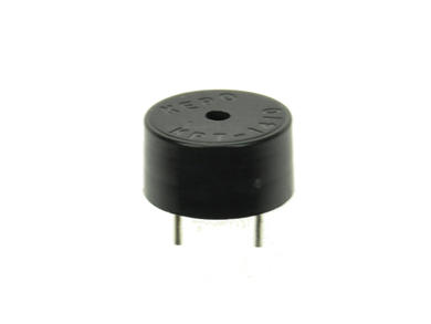 Buzzer piezoelektryczny; KPT1410; 80 dB (d=0,1m); 12V; 2mA; fi 14mm; 4kHz; przewlekany (THT); 7,6; bez generatora; piny; 7mm; KEPO; RoHS