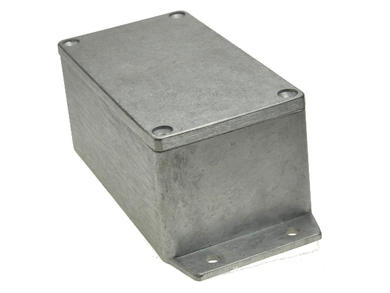 Enclosure; multipurpose; G111MF; aluminum; 115mm; 65mm; 55mm; IP65; natural; mounting flange; Gainta; RoHS