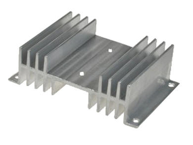 Heatsink; for 1 phase SSR; with holes; SSRA4129; plain; 2K/W; 80mm; 120mm; 36mm; Kety; RoHS