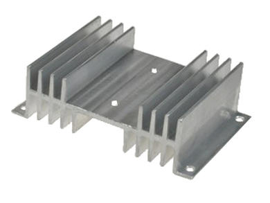 Radiator; do SSR 1-fazowych; z otworami; SSRA4129; naturalny; 2K/W; 80mm; 120mm; 36mm; Kęty; RoHS