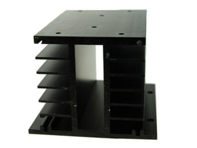 Heatsink; for 1 phase SSR; for 3-phase SSR; HF92B-150C; blackened; 1K/W; 110mm; 100mm; 80mm; Hongfa