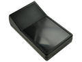 Enclosure; handheld; desktop; G1189B(BC); ABS; 189mm; 104,5mm; 33,2/59mm; black; with battery compartment; RoHS; Gainta