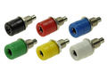 Banana socket; 4mm; 24.247.5; blue; solder; 22m; 24A; 60V; nickel plated brass; ABS; Amass; RoHS; 2.109.B