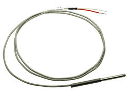 Sensor; temperature; 1-CTP001-PT100-6-50-WS-1,5; resistive; with housing; cylindrical metal; PT100; with 1,5m cable; fi 6x50mm; 100Ohm; 0÷400°C; Mr Elektronika; RoHS