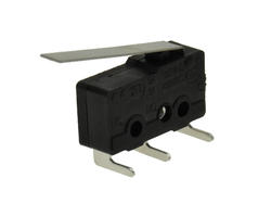Microswitch; SS0503CR; lever; 25mm; 1NO+1NC common pin; snap action; angled 90°; trough hole; 3A; 250V; Highly; RoHS