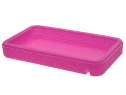 Silicon housing; CSSC115-CL-P; silicon; pink; 67,1x119,1mm; Takachi; RoHS