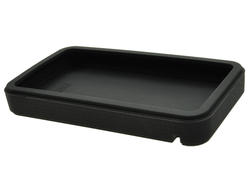 Silicon housing; CSSC115-CL-B; silicon; black; 67,1x119,1mm; Takachi; RoHS