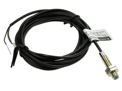 Czujnik; indukcyjny; ASP01-6S1DPA-1; PNP; NO; 1mm; 10÷30V; DC; 200mA; cylindryczny metalowy; fi 6mm; 30mm; zabudowany; z przewodem 2mb; Aiks; RoHS