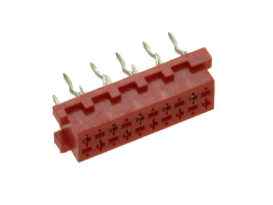Socket; Micro-Match; MMG-10; 10 ways; 2x5; straight; 1,27mm; tinned; through hole; 1A; 100V; Connfly; RoHS