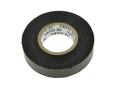 Tape; insulation; YT-8159; 20m; 15mm; 0,13mm; black; Yato; self-adhesive