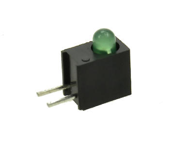 Dioda LED; L-934EW/1GD; 3mm; zielony; 8÷20mcd; 60°; zielona; dyfuzyjna; 2,2V; 25mA; 568nm; przewlekany (THT); Kingbright; RoHS