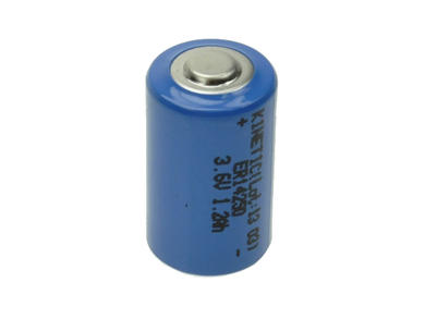 Battery; lithium; ER14250; 3,6V; 1200mAh; fi 14,3X25mm; Kinetic; ER14250