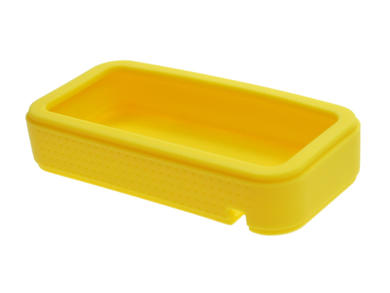 Osłona silikonowa; CSSC75-CL-Y; silikon; żółty; 38,6x78,6mm; do obudów serii CS75; Takachi; RoHS
