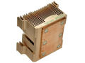 Heatsink; 2520AL+CU; plain; 0,08m; ribbed; 2,4K/W; 0,06m; 0,04m