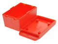 Enclosure; multipurpose; NUB705042RD; ABS; 70mm; 50,4mm; 42mm; red; snap; mounting flange; Gainta; RoHS