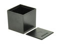 Enclosure; multipurpose; G252525B+L; ABS; 25mm; 25mm; 25mm; black; pressed lid; snap; Gainta; RoHS