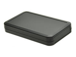 Enclosure; handheld; LC115-N-D; ABS; 115mm; 69mm; 19,5mm; dark gray; RoHS; Takachi; 1 front panel