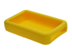 Osłona silikonowa; LCSC115-Y; silikon; żółty; 74x120mm; do obudów serii LC115; Takachi; RoHS
