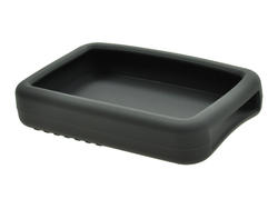 Silicon housing; LCSC115-D; silicon; dark gray; 74x120mm; Takachi; RoHS