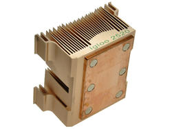 Heatsink; 2520AL+CU; plain; 0,08m; ribbed; 2,4K/W; 0,06m; 0,04m