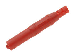 Banana plug; 4mm; 25.503.1; red; safe; 54mm; solder; 32A; 1000V; nickel plated brass; PA; Amass; RoHS
