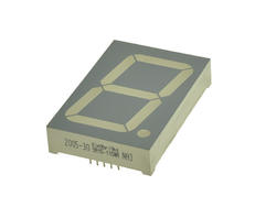 Display; LED; SA18-11EWA; single; red; anode; 7-segment; 44,5mm; 38mm; 56mm; Background colour: gray; 4,7÷24mcd; 625nm; Kingbright; 20mA; 2V